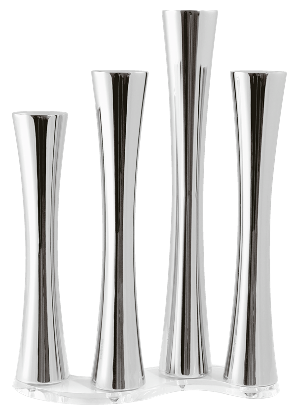 Kit Candlestick 4 Lights Bamboo