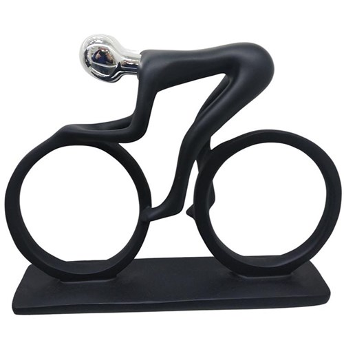 Cyclist Statuette