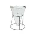 éclat Glass Champagne Bucket | Silver plated | 19x25cm