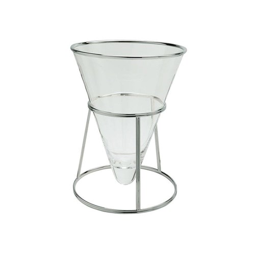 éclat Glass Champagne Bucket | Silver plated | 19x25cm