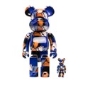 Bearbrick 400% + 100% Andy Warhol x Muhammad Ali