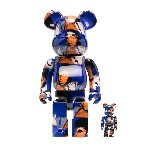 Bearbrick 400% + 100% Andy Warhol x Muhammad Ali