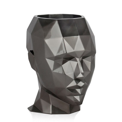 Pot ’Faceted Woman’s Head Vase’