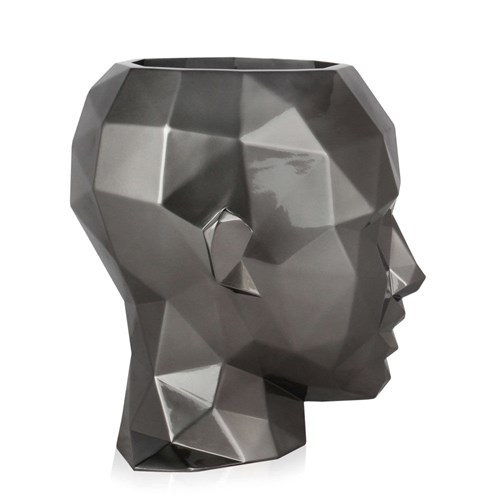 Pot ’Faceted Woman’s Head Vase’