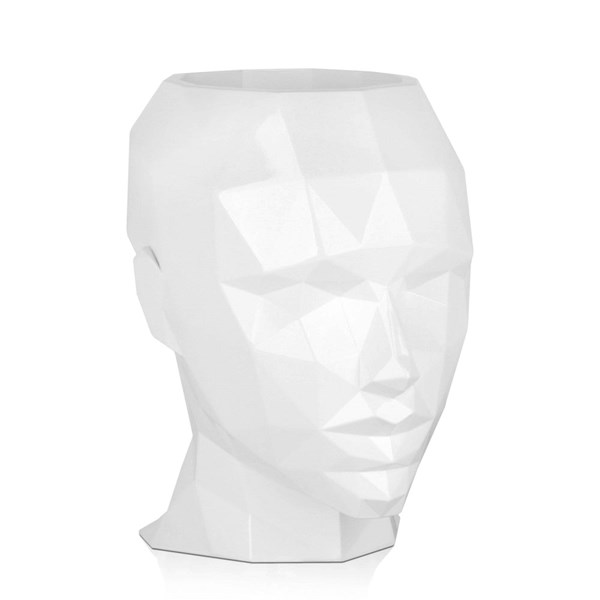 Vase Tete Femme a Facettes