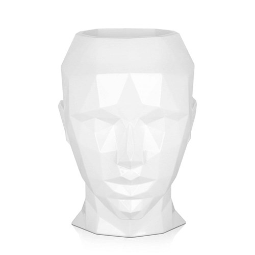 Vase Tete Femme a Facettes