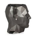 Vase Tete Homme a Facettes