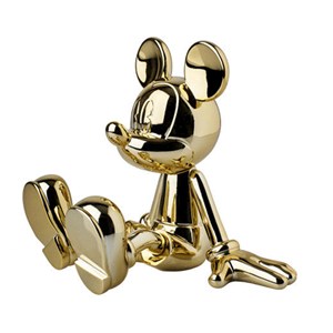 Sitting Mickey By Marcel Wanders - Gold Chrome