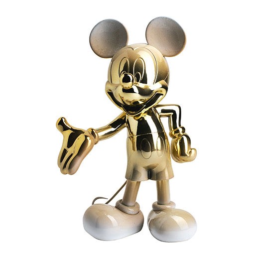 Mickey Welcome Gradient - Chrome Gold & White