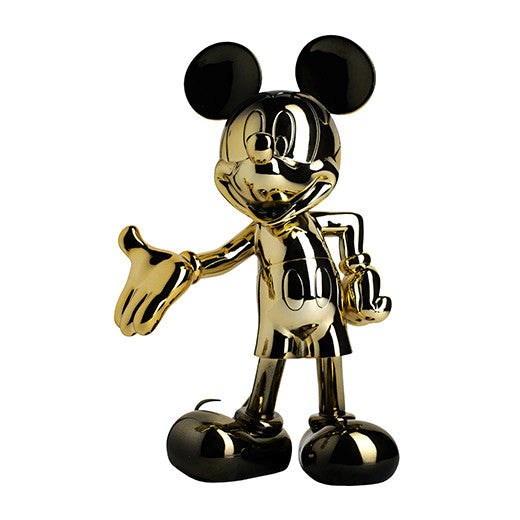Mickey Welcome Gradient - Gold & Black Chrome