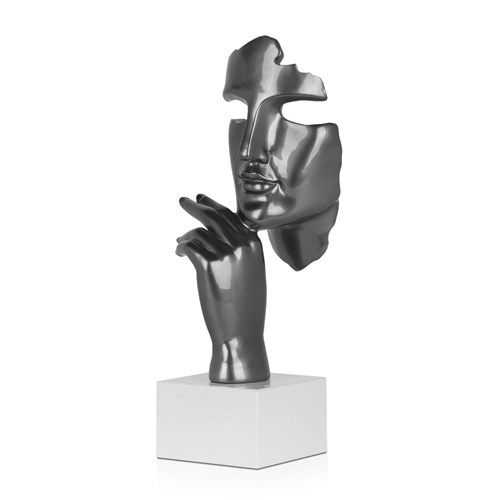 Resin Sculpture ’Abstract Face Woman’