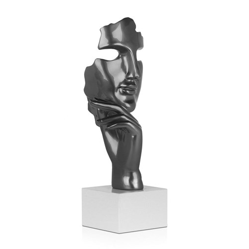 Resin Sculpture ’Abstract Face Woman’