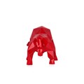 Resin sculpture ’Faceted Bull’