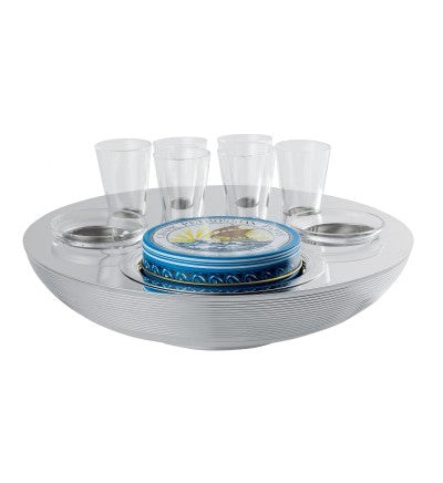 Transat Caviar Bowl/Vodka | Silver plated | 26x6.3cm