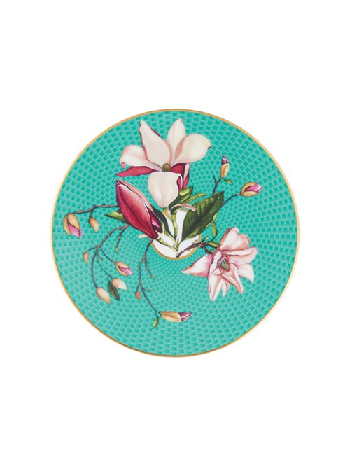 Coupe plate flat Magnolia turquoise 16