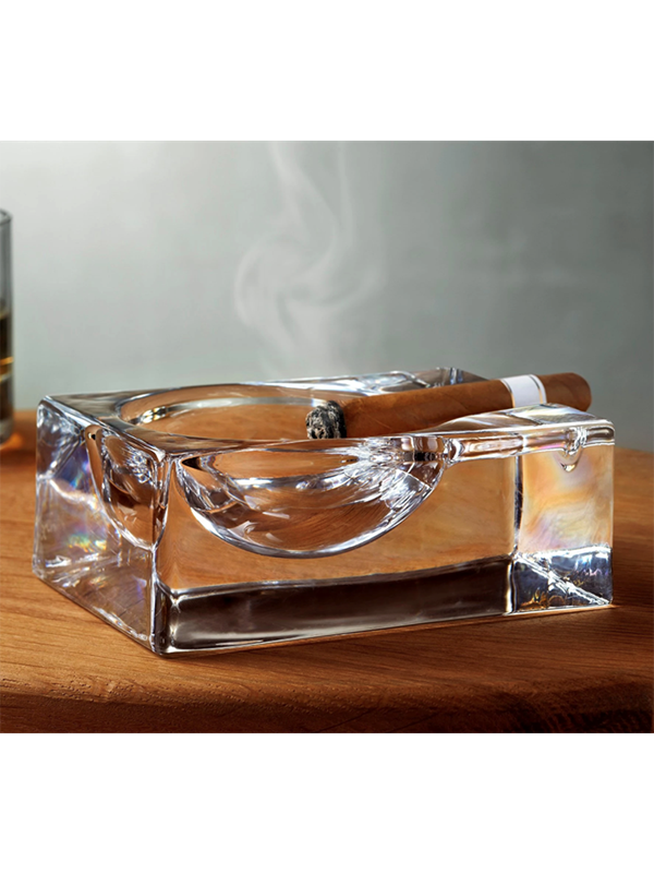 Clear Cigar Ashtray Fumo