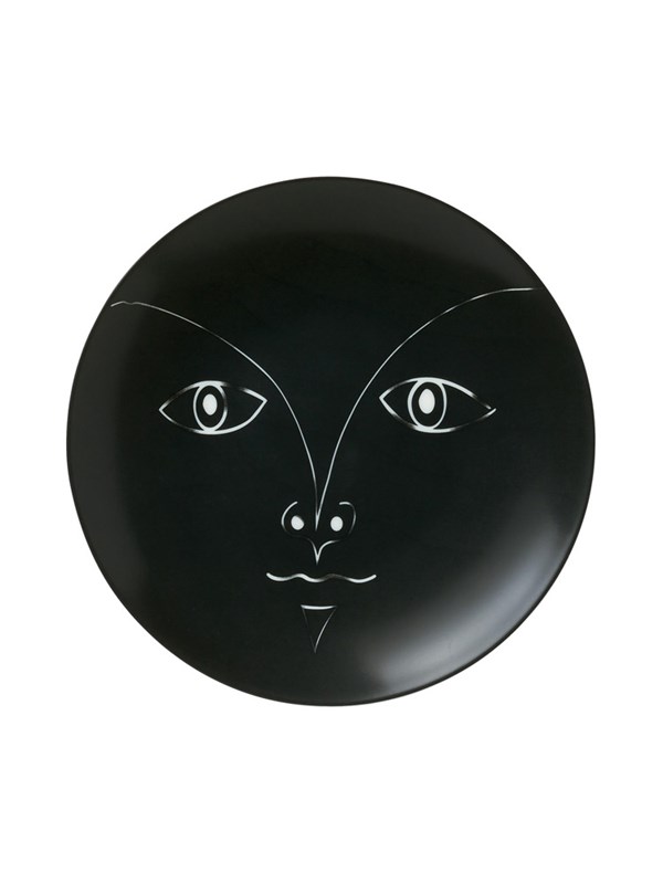 Cocteau - Coupe plate flat Visage d'enfant black 16